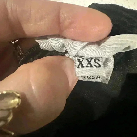 Bryn Walker Black 100% Linen Flat Front Capri Pants Black Sz 2XS XXS - Picture 2 of 5